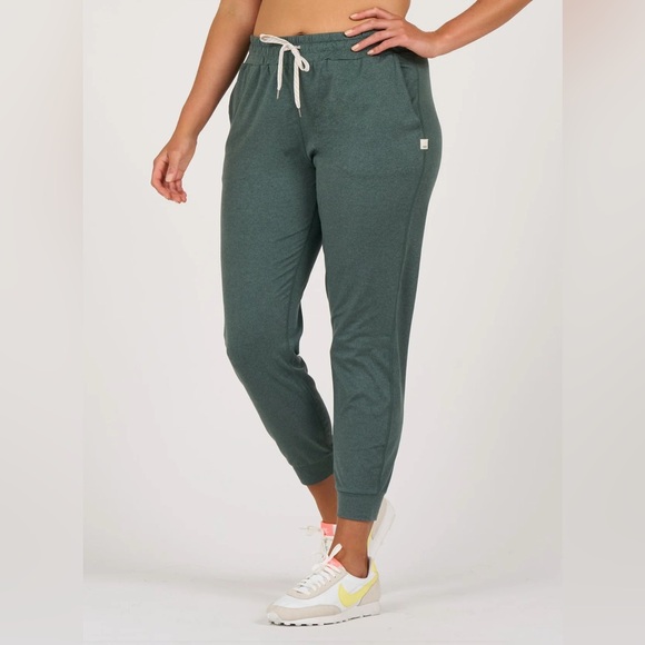Vuori Pants - Vuori Dark Green Drawstring Joggers
